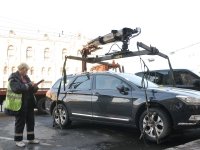 "Парконы" и паркинг - фоторассказ о "мягкой" акции по предупреждению нарушений парковки в Москве — фото 37 