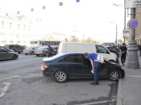"Парконы" и паркинг - фоторассказ о "мягкой" акции по предупреждению нарушений парковки в Москве — фото 13 