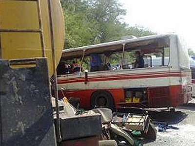 Число жертв катастрофы автобуса в Ростовской области увеличилось до 25 человек