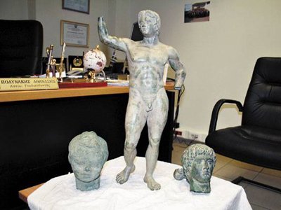 В Греции арестованы торговцы античными скульптурами