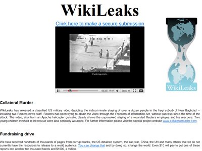 WikiLeaks: испанцы готовилди иски к администрации Буша