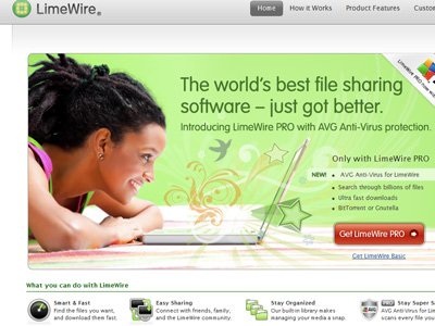 Суд в США спас файлообменник LimeWire от выплаты &quot;абсурдной&quot; компенсации лейблам