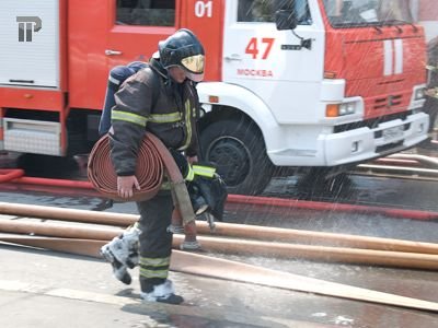 В Москве горит подразделение Следственного комитета