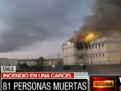 В ходе беспорядков в чилийской тюрьме пострадало около 100 человек