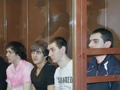 Стрелявшего не видели - в Мосгорсуде закончился допрос обвиняемых по делу об убийстве Егора Свиридова