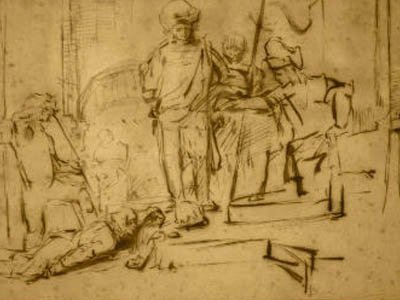 В США найден украденный рисунок Рембрандта