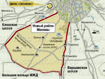 Совет Федерации раздвинул границы Москвы в 2,4 раза