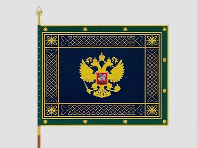 Путин учредил знамя ФССП с орлом, который держит в лапе свиток с печатью