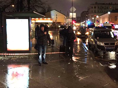 Возбуждено уголовное дело по факту взрыва на остановке в центре Москвы