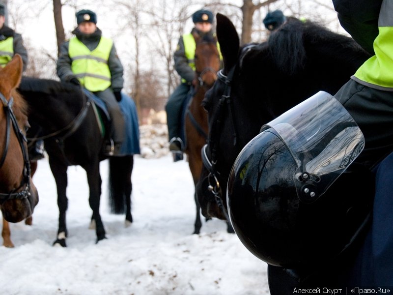 Один день с конной полицией - фоторепортаж