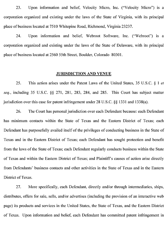 Information Protection and Authentication of Texas, LLC v. «Лаборатория Касперского» и др.