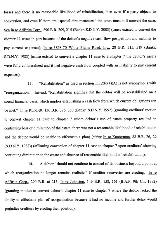 In re Eclipse Aviation Corporation, et al