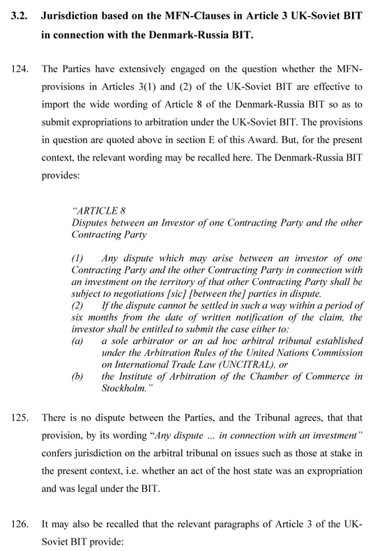 RosInvestCo UK Ltd. v. Российская федерация