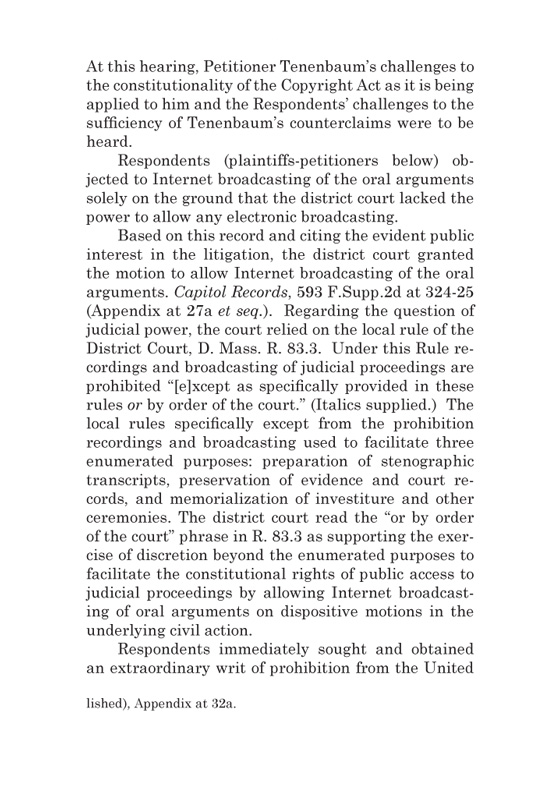 Джоел Тененбаум v. Sony BMG Music Entertainment et al.