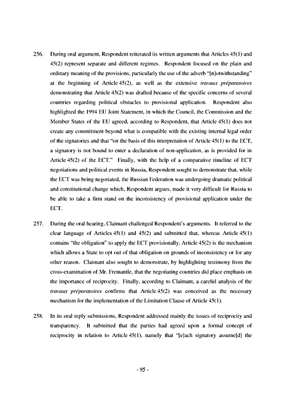 Yukos Universal Ltd. v. Российская Федерация