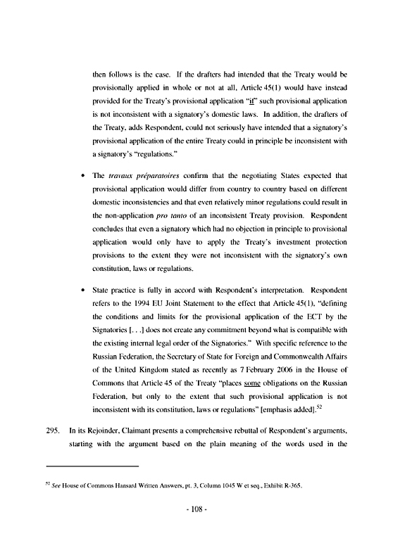 Yukos Universal Ltd. v. Российская Федерация