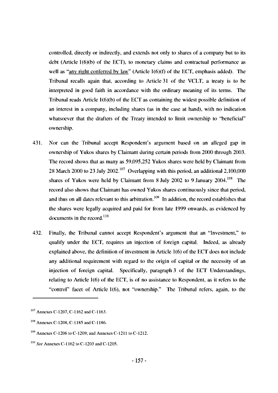 Yukos Universal Ltd. v. Российская Федерация