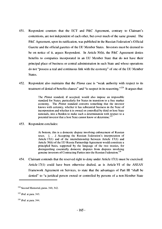 Yukos Universal Ltd. v. Российская Федерация