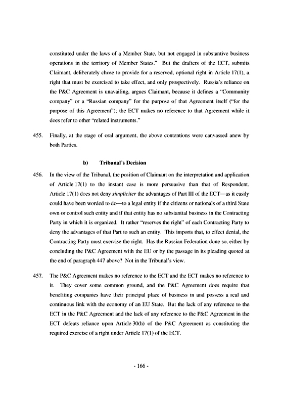 Yukos Universal Ltd. v. Российская Федерация