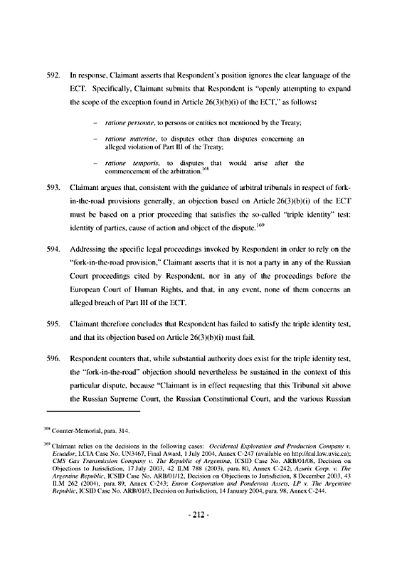 Yukos Universal Ltd. v. Российская Федерация