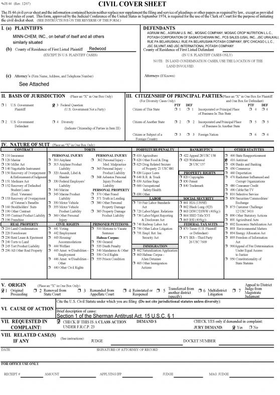 Minn-Chem, Inc. v. Agrium Inc. et al